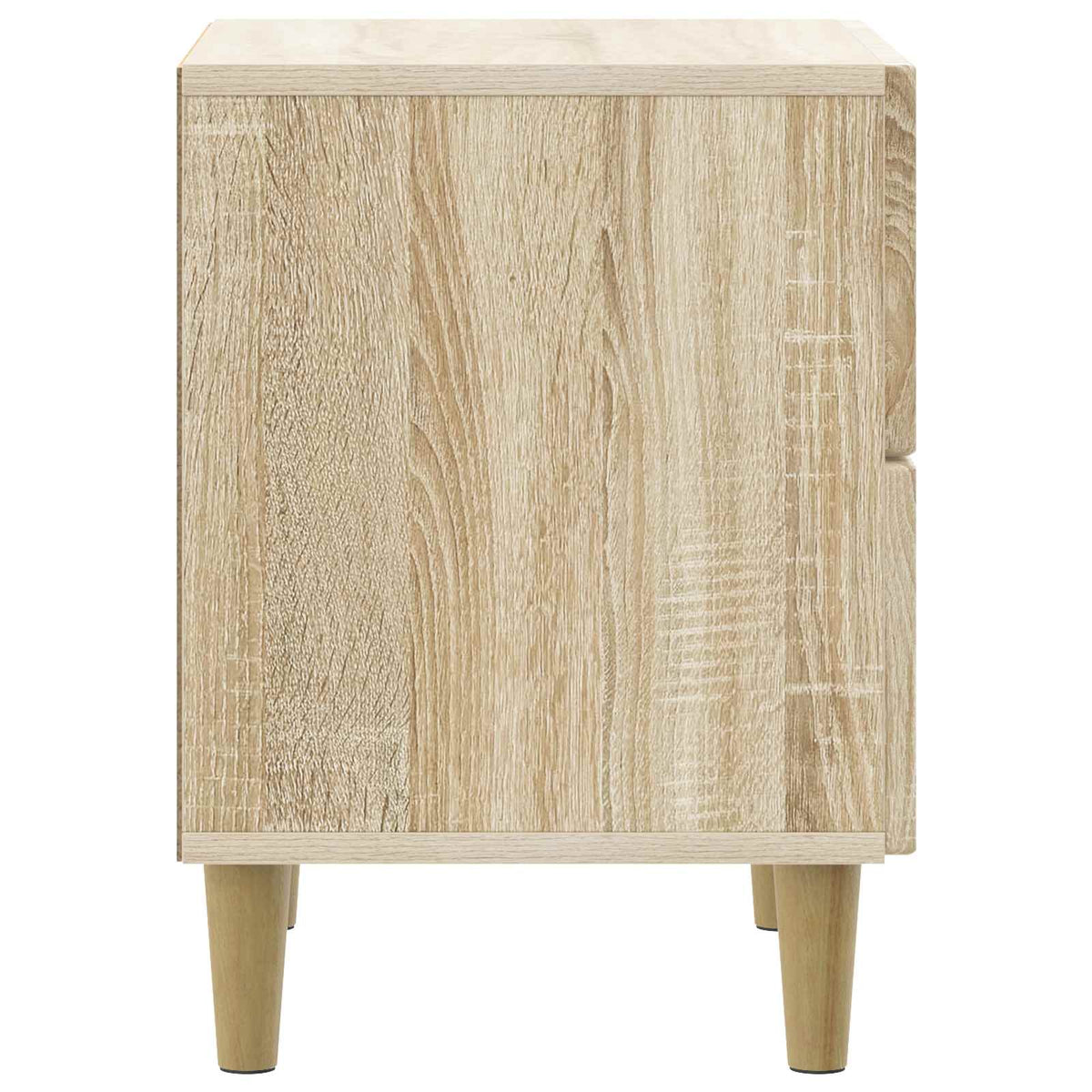 Nachttisch 2 Stk. Sonoma-Eiche 43 x 34,5 x 48 cm Holzwerkstoff