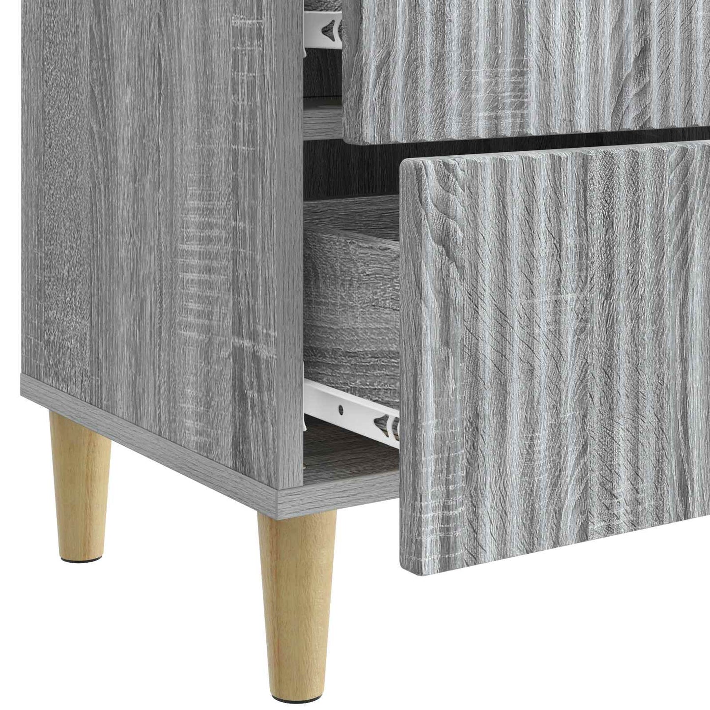 Nachttisch Sonoma-Grau 43 x 34,5 x 48 cm Holzwerkstoff