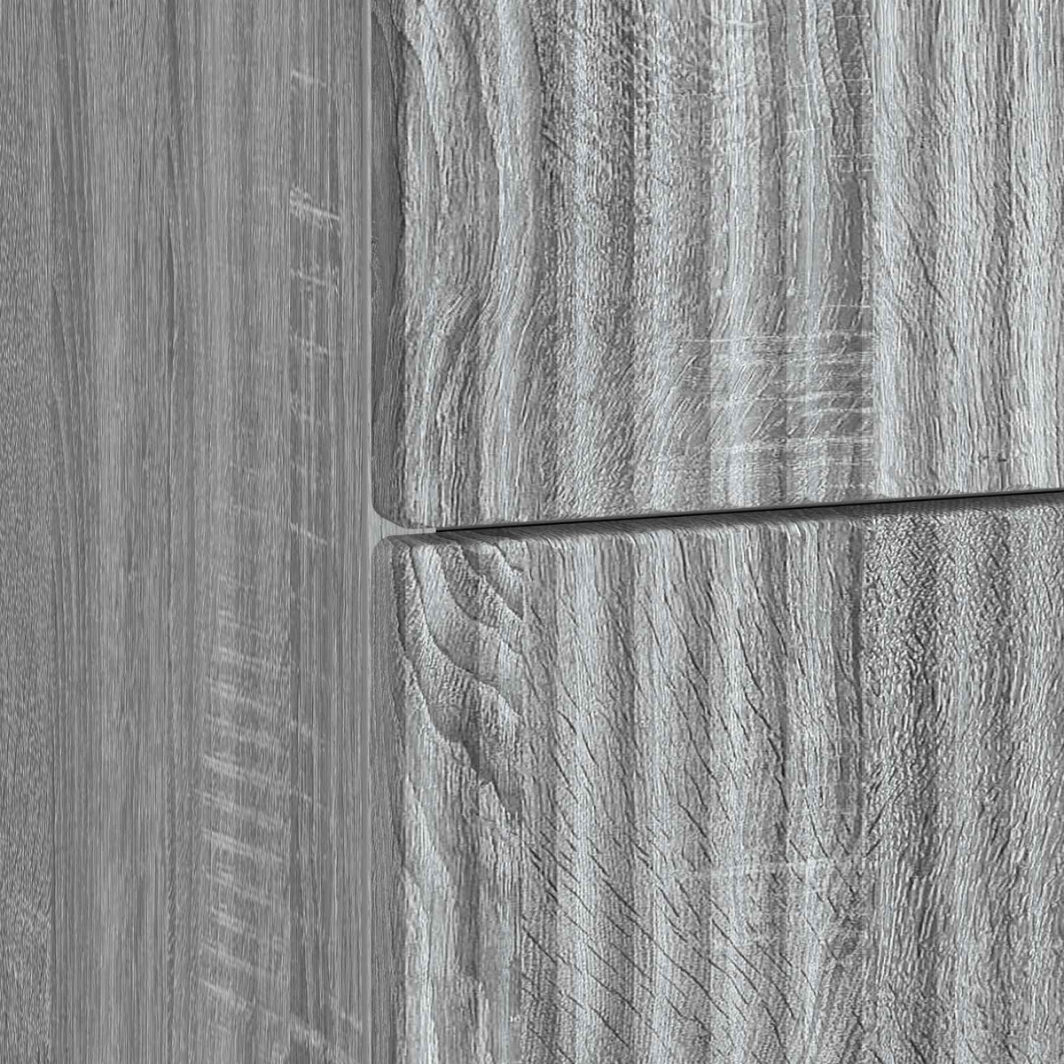 Nachttisch 2 Stk. Sonoma-Grau 43 x 34,5 x 48 cm Holzwerkstoff