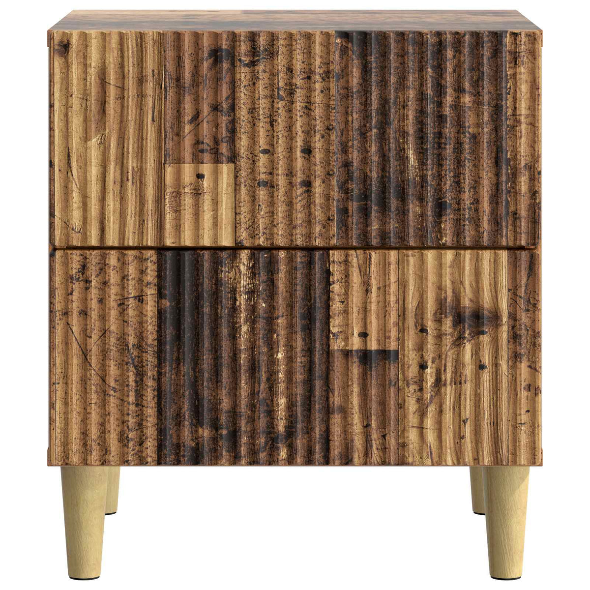 Nachttisch Altholz 43 x 34,5 x 48 cm Holzwerkstoff
