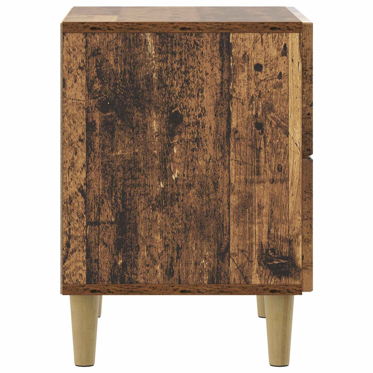 Nachttisch 2 Stk. Altholz 43 x 34,5 x 48 cm Holzwerkstoff
