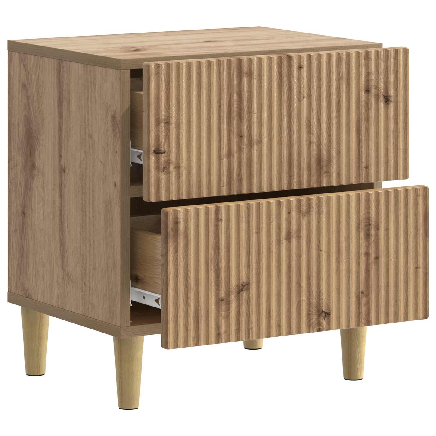 Nachttisch 2 stk. Artisan-Eiche 43 x 34,5 x 48 cm Holzwerkstoff