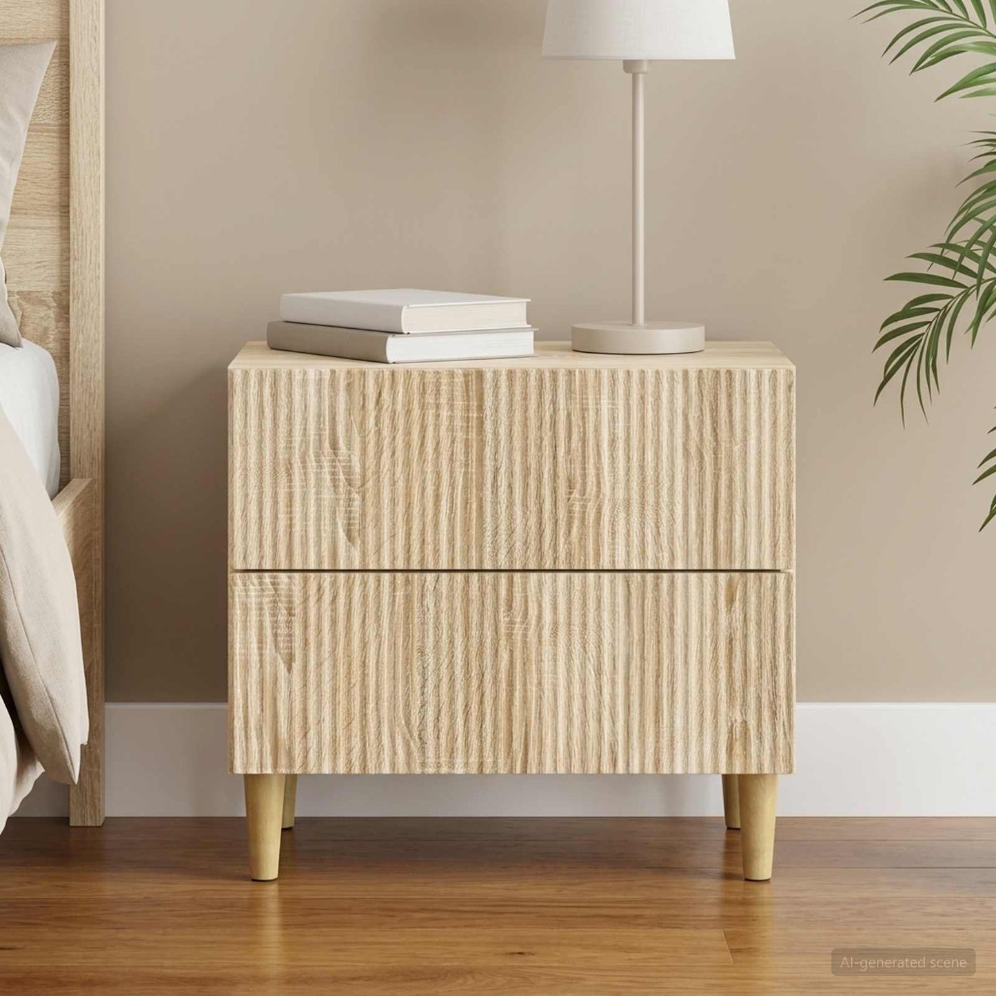 Nachttisch Sonoma-Eiche 62 x 34,5 x 48 cm Holzwerkstoff