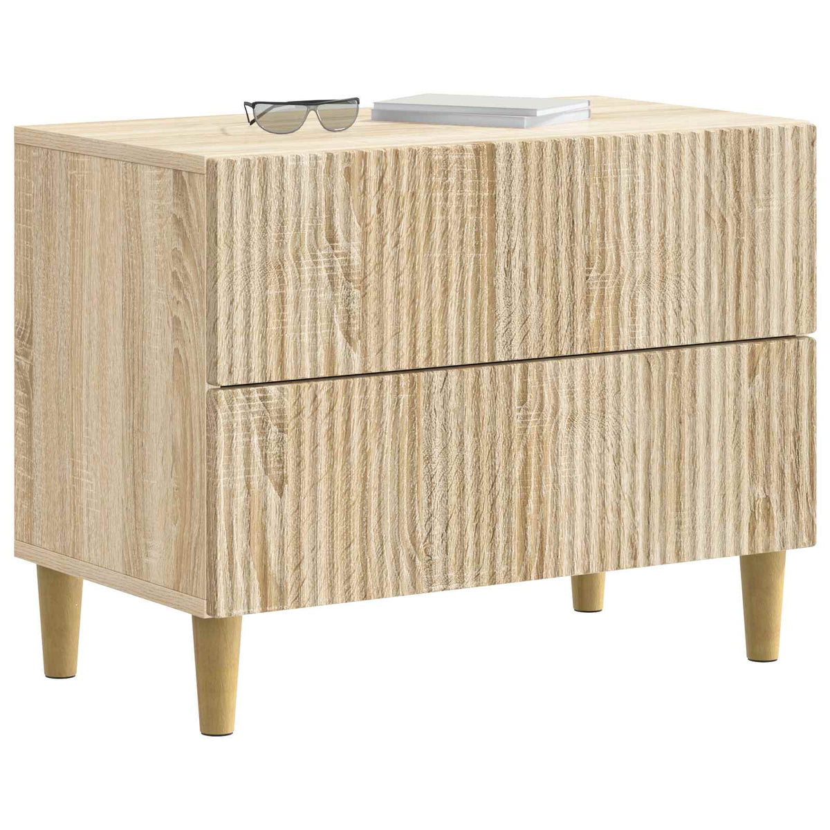 Nachttisch Sonoma-Eiche 62 x 34,5 x 48 cm Holzwerkstoff