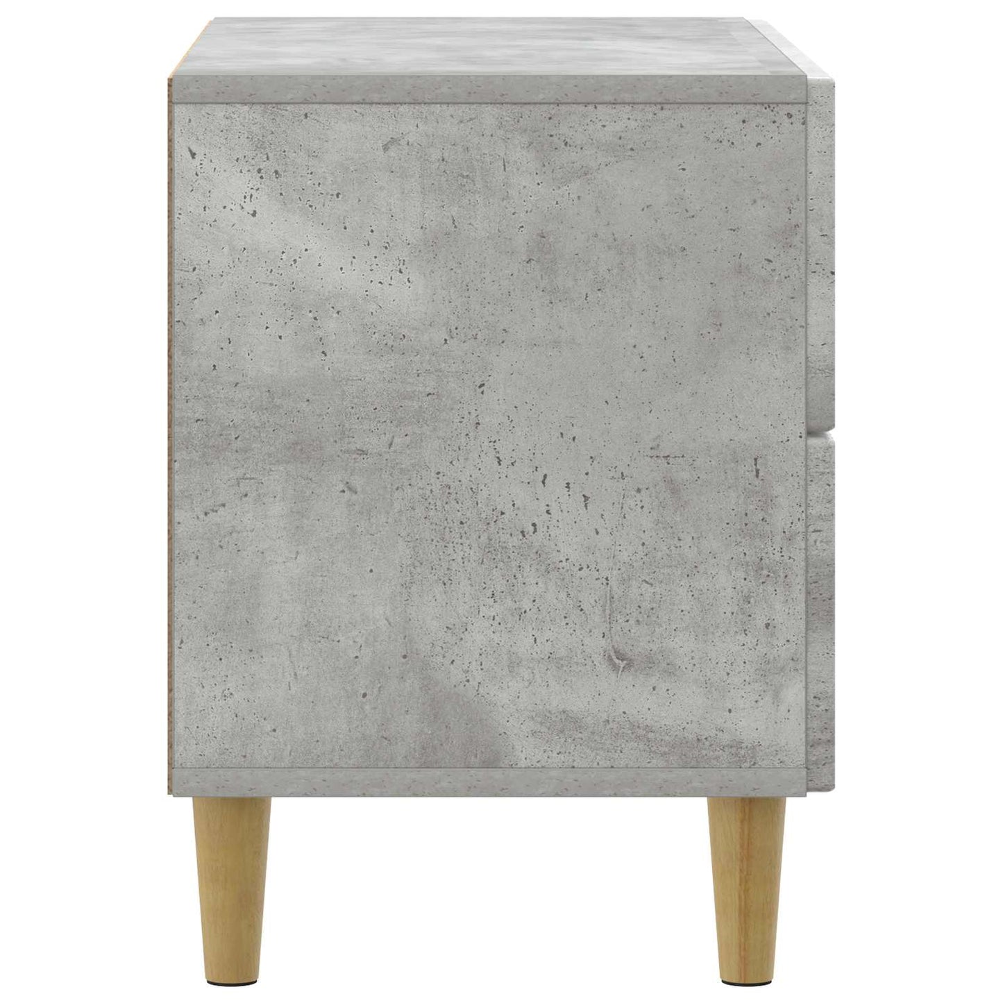 Nachttisch Betongrau 62 x 34,5 x 48 cm Holzwerkstoff