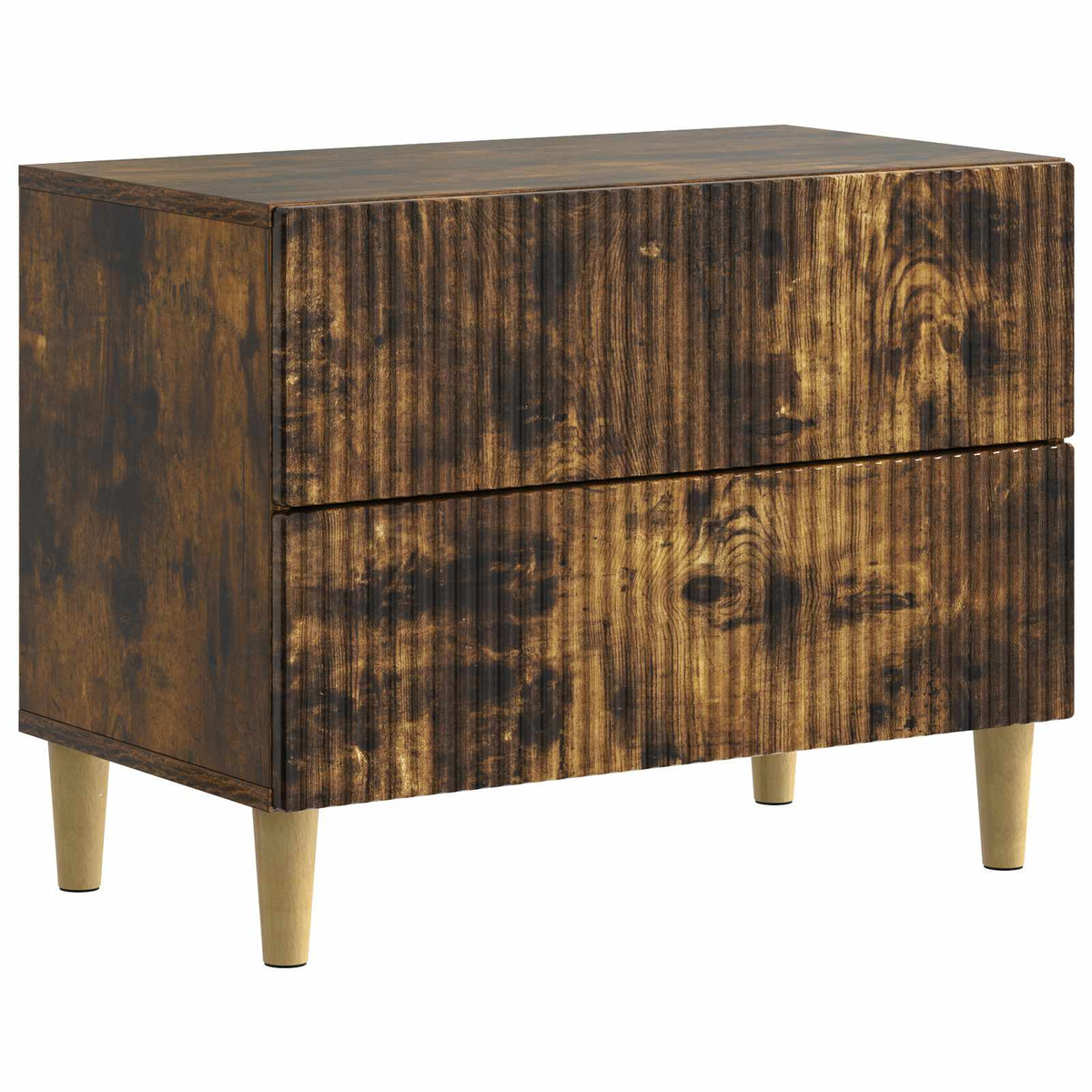 Nachttisch Geräucherte Eiche 62 x 34,5 x 48 cm Holzwerkstoff