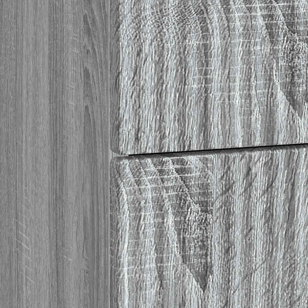Nachttisch Graues Sonoma 62 x 34,5 x 48 cm Holzwerkstoff