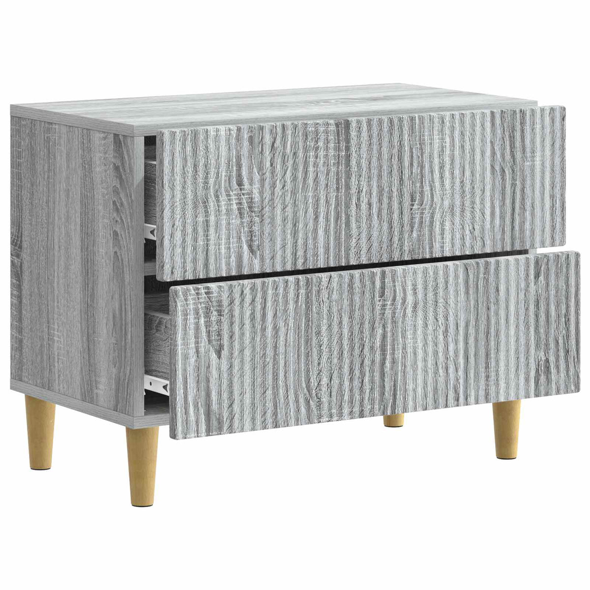 Nachttisch Graues Sonoma 62 x 34,5 x 48 cm Holzwerkstoff