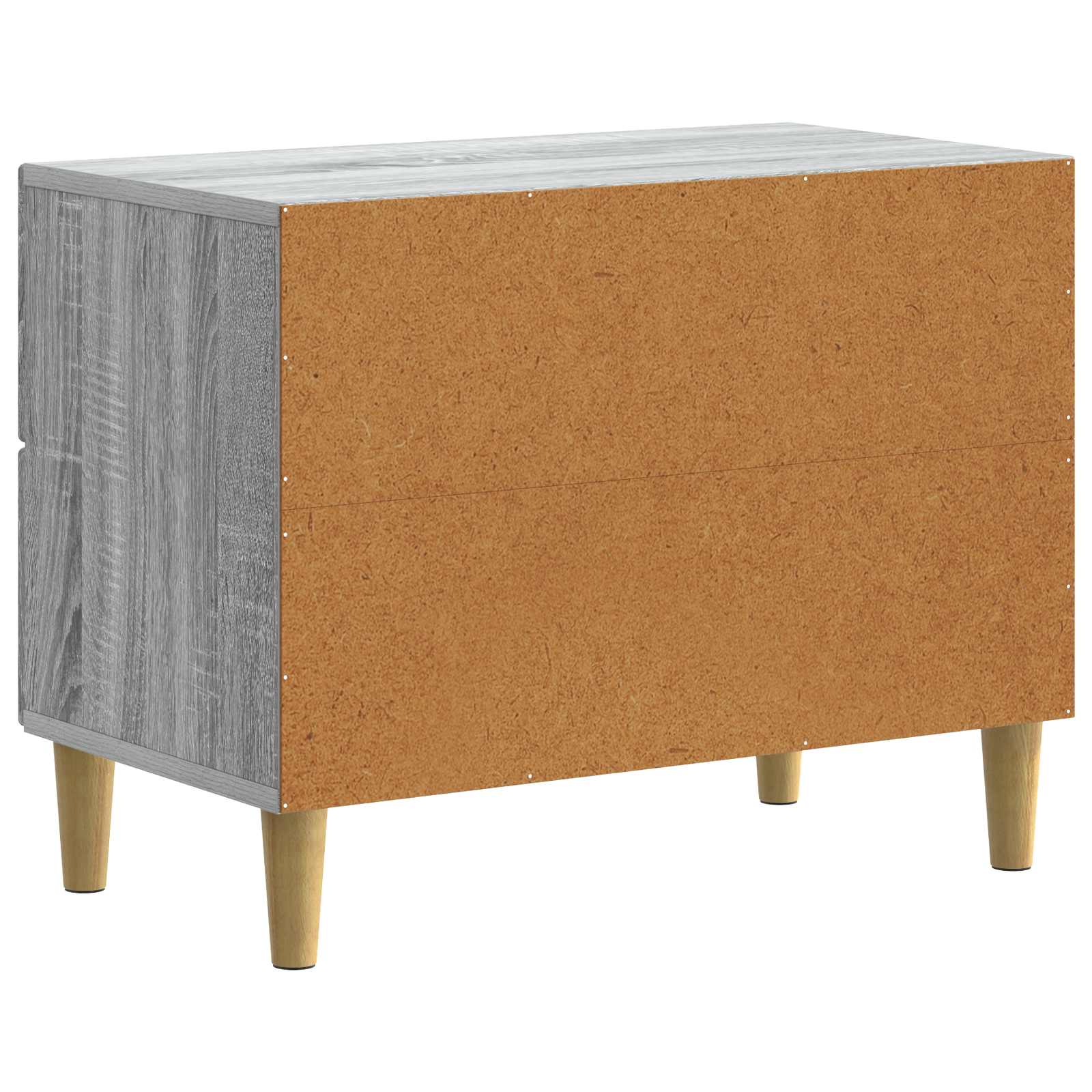 Nachttisch Graues Sonoma 62 x 34,5 x 48 cm Holzwerkstoff
