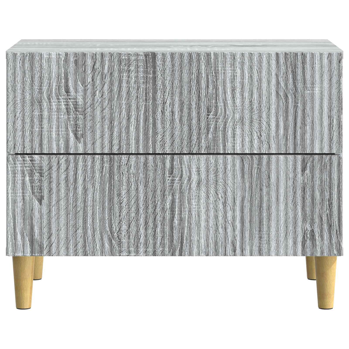 Nachttisch Graues Sonoma 62 x 34,5 x 48 cm Holzwerkstoff
