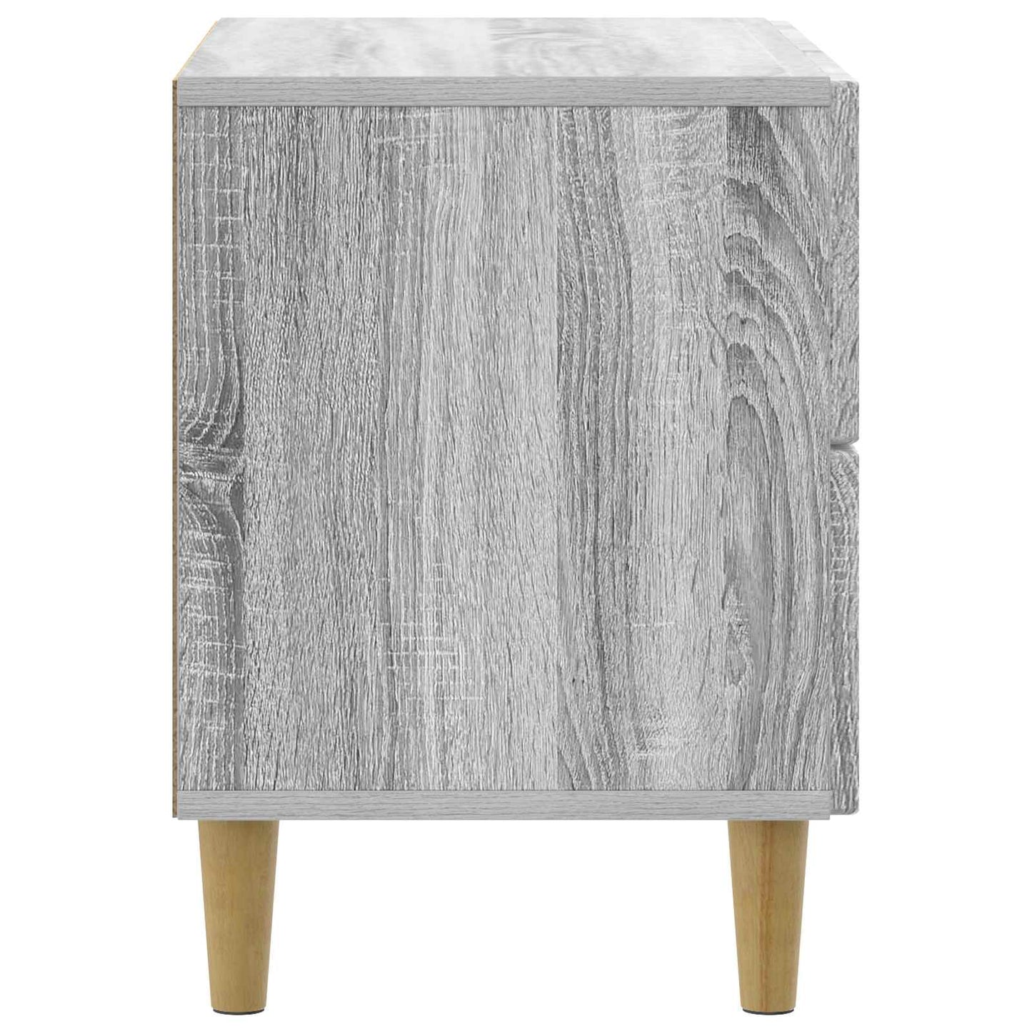 Nachttisch Graues Sonoma 62 x 34,5 x 48 cm Holzwerkstoff