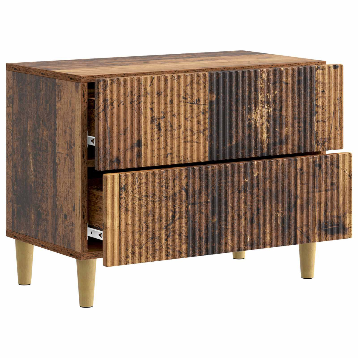 Nachttisch Altholz 62 x 34,5 x 48 cm Holzwerkstoff