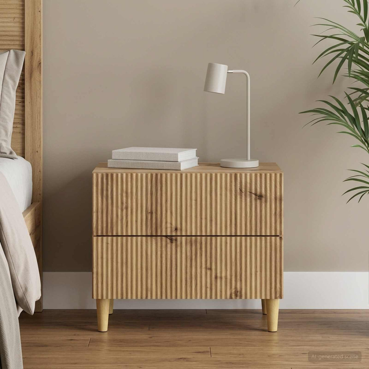 Nachttisch Artisan-Eiche 62 x 34,5 x 48 cm Holzwerkstoff