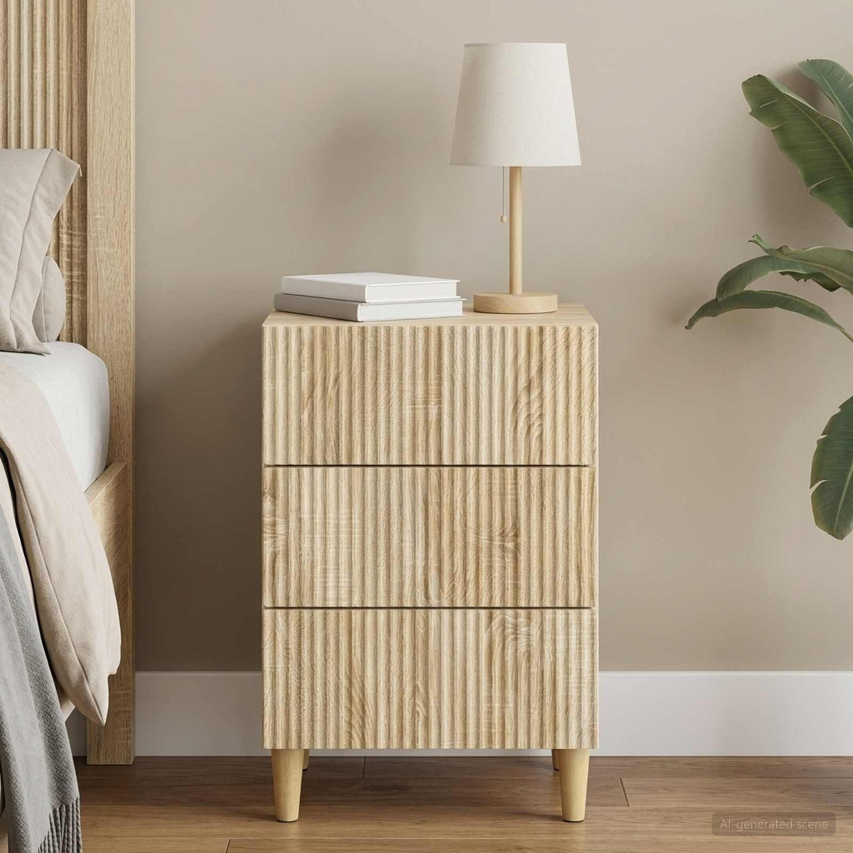 Nachttisch Sonoma-Eiche 43 x 41 x 66,5 cm Holzwerkstoff