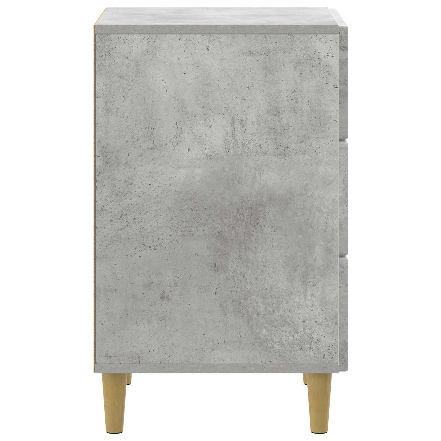 Nachttisch Betongrau 43 x 41 x 66,5 cm Holzwerkstoff