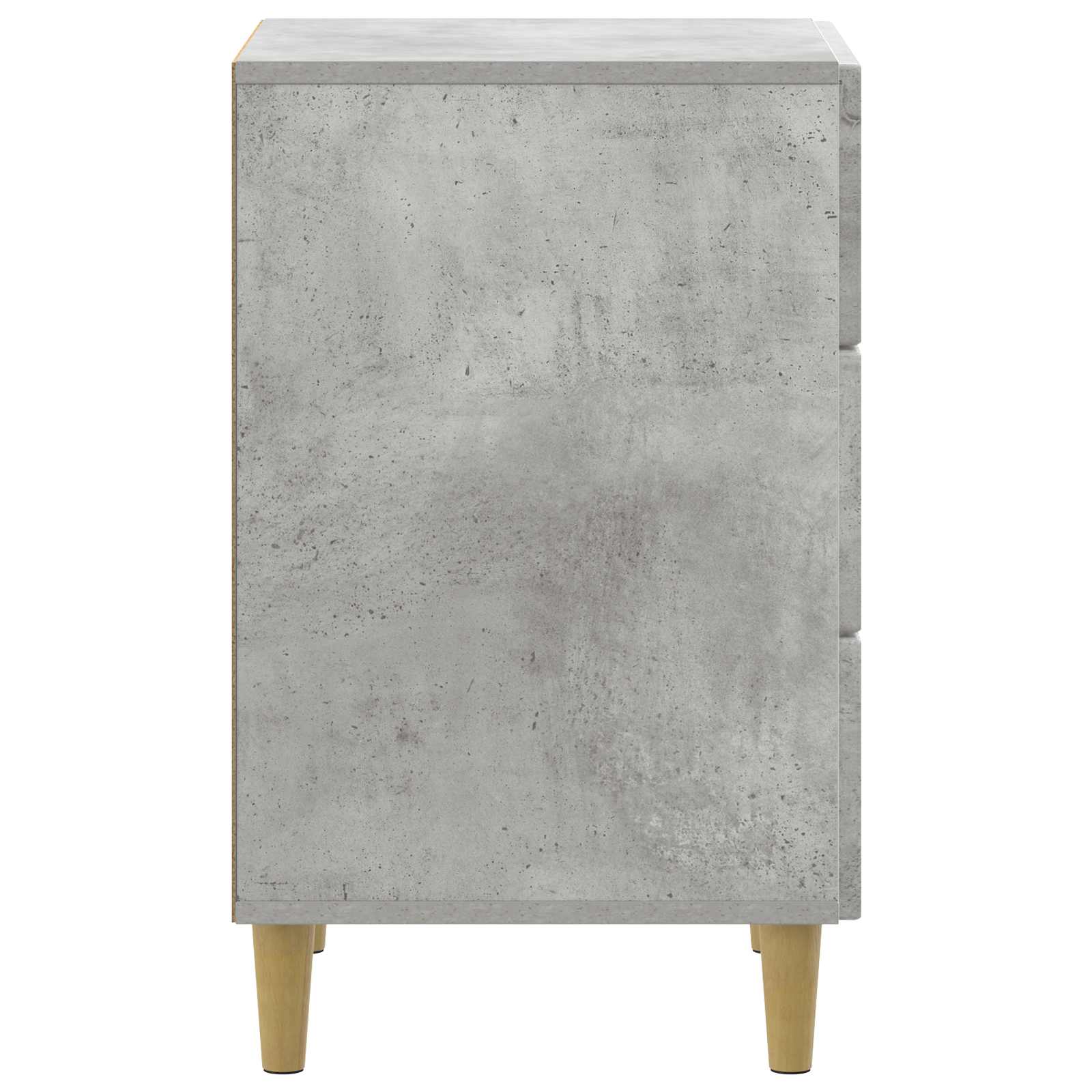 Nachttisch Betongrau 43 x 41 x 66,5 cm Holzwerkstoff