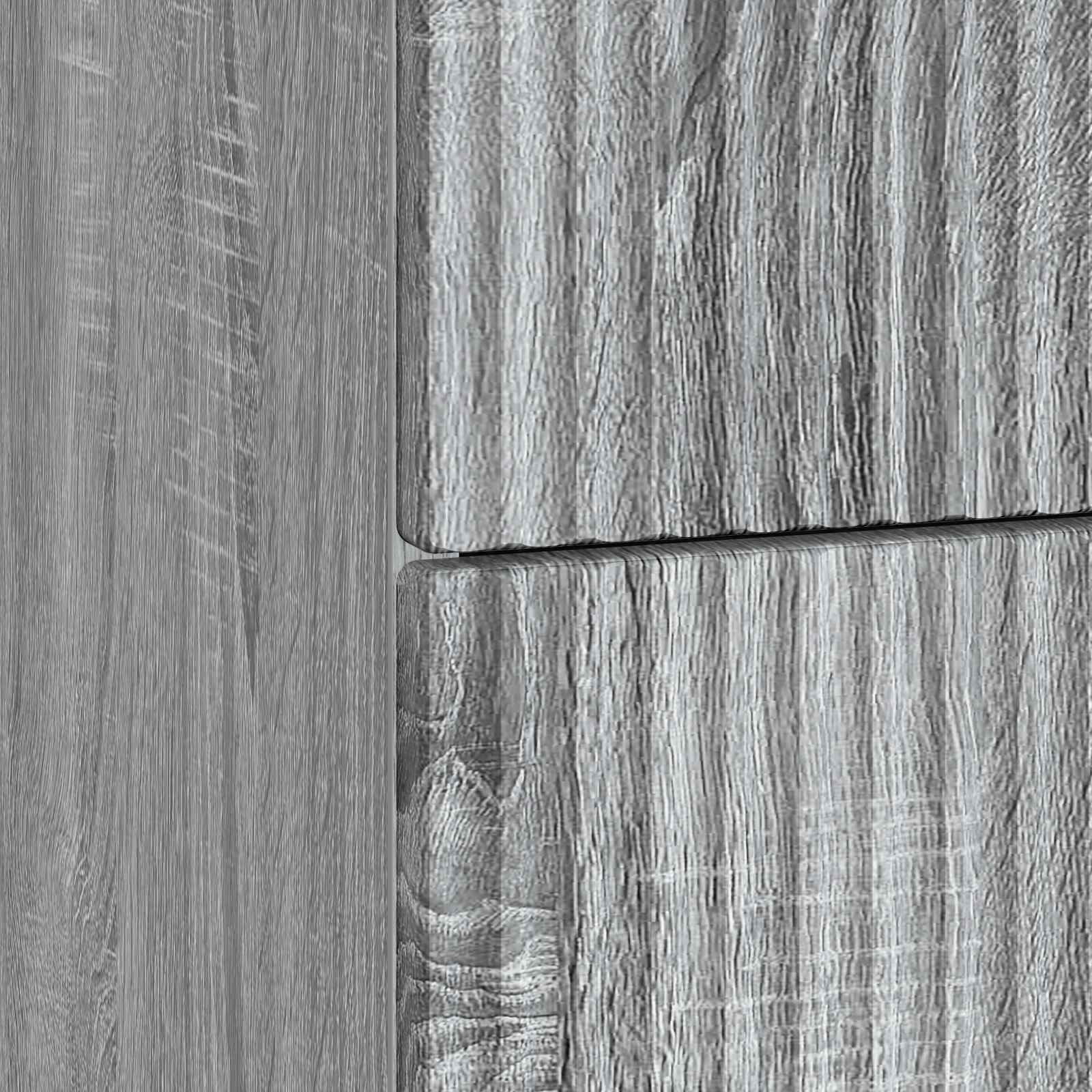 Nachttisch Sonoma-Grau 43 x 41 x 66,5 cm Holzwerkstoff