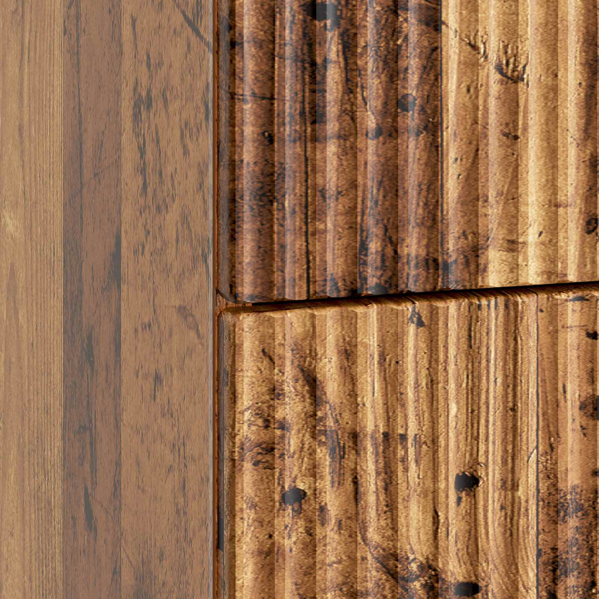 Nachttisch Altholz 43 x 41 x 66,5 cm Holzwerkstoff