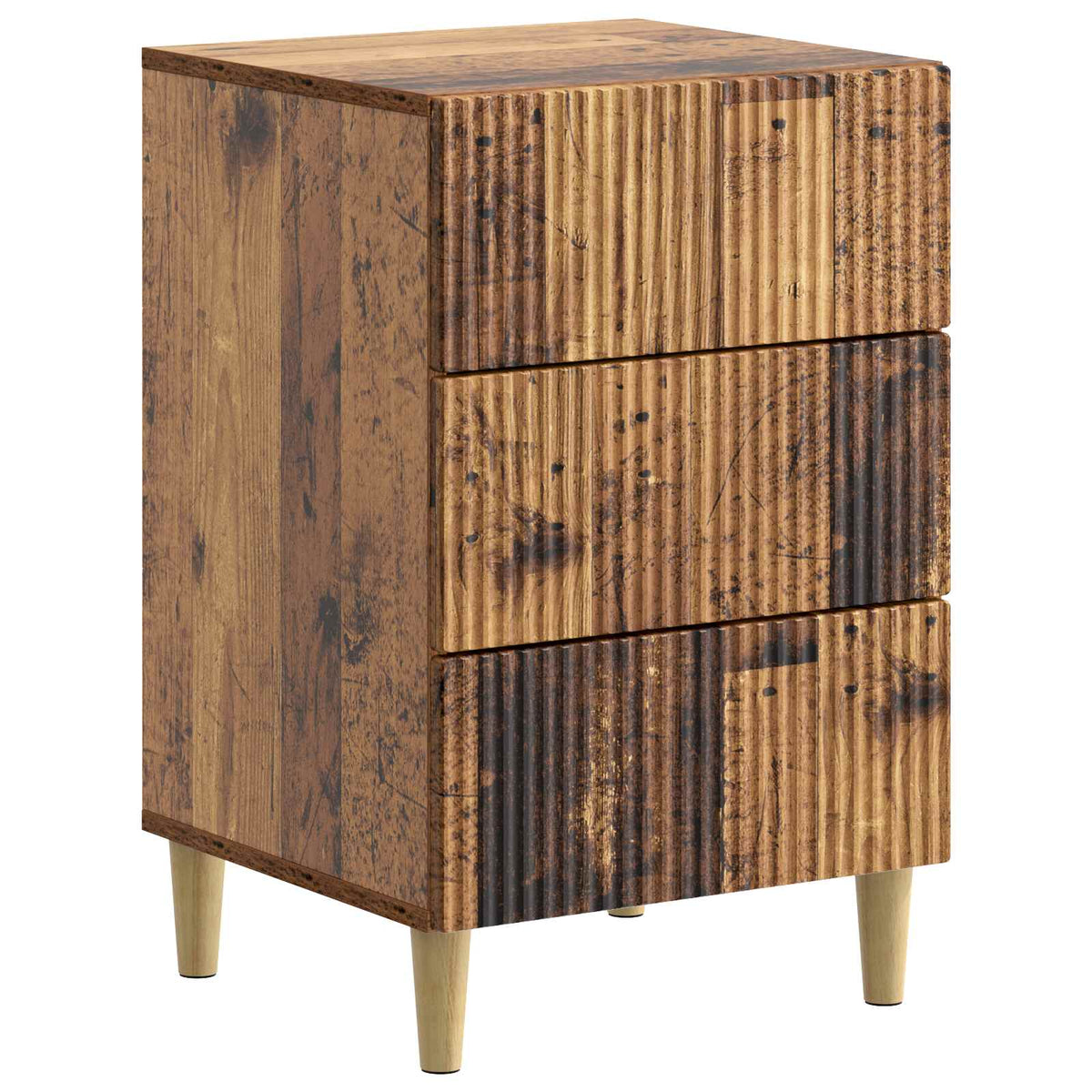 Nachttisch Altholz 43 x 41 x 66,5 cm Holzwerkstoff