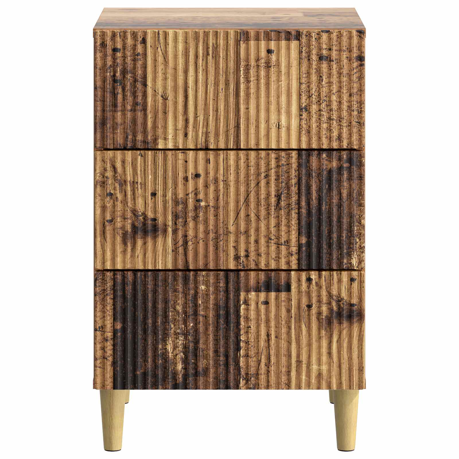Nachttisch Altholz 43 x 41 x 66,5 cm Holzwerkstoff