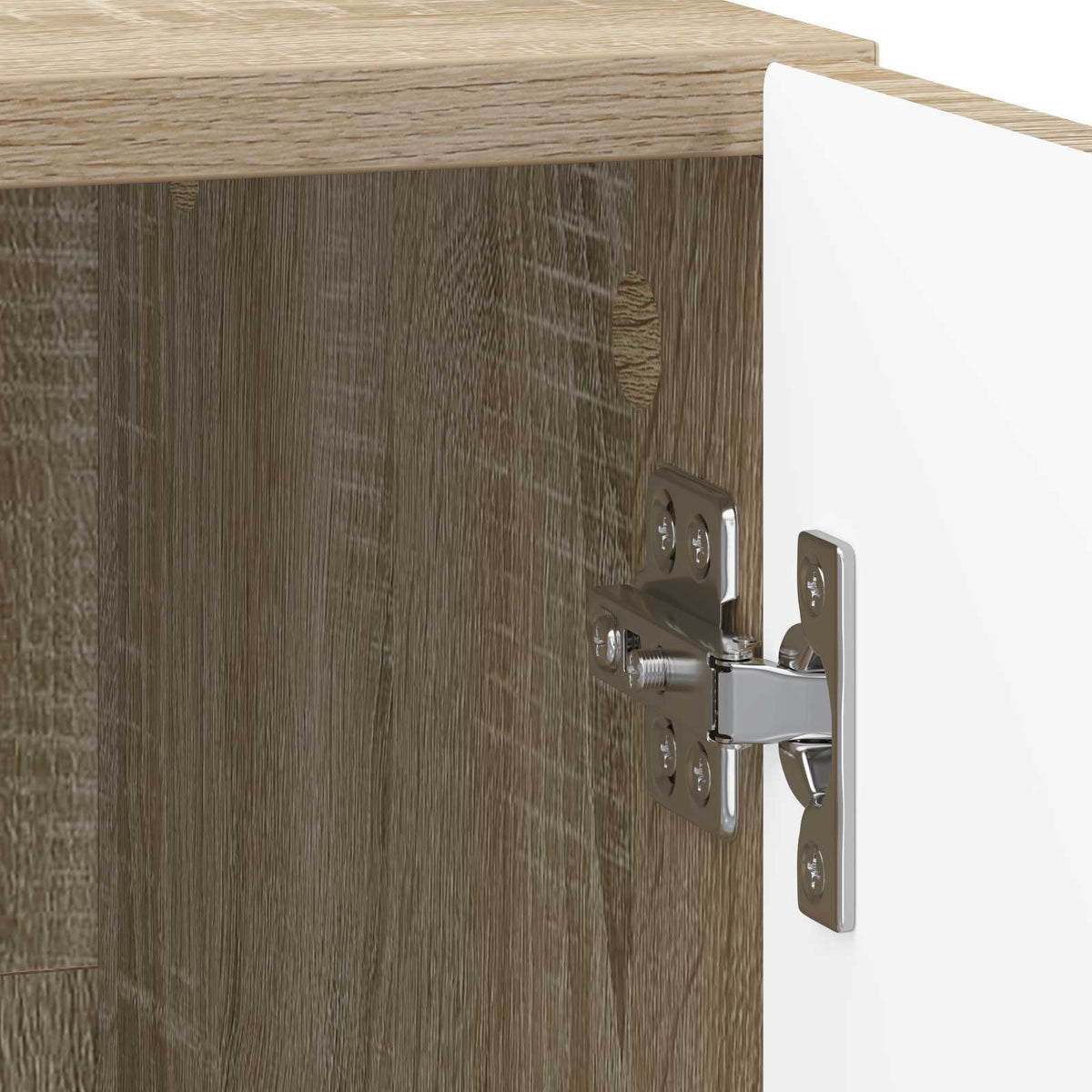 Nachttisch 2 stk. Sonoma-Eiche 43 x 34,5 x 50 cm Holzwerkstoff