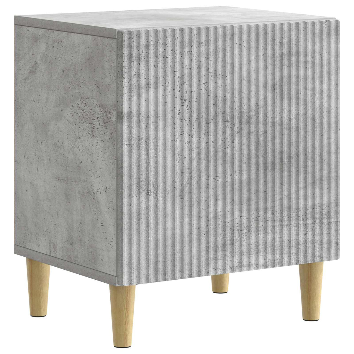 Nachttisch Betongrau 43 x 34,5 x 50 cm Holzwerkstoff