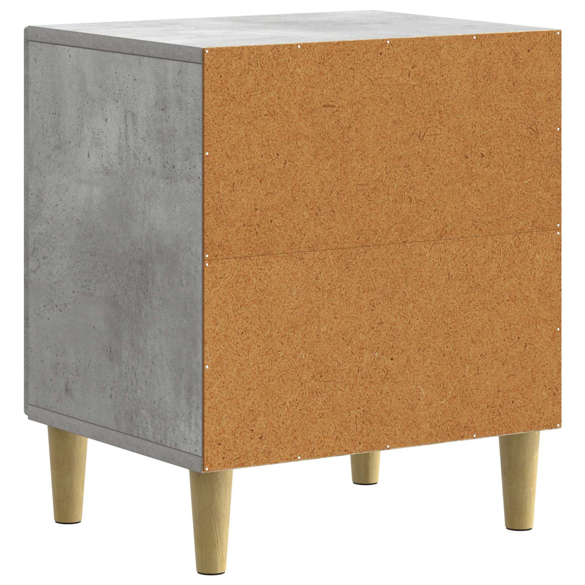 Nachttisch Betongrau 43 x 34,5 x 50 cm Holzwerkstoff