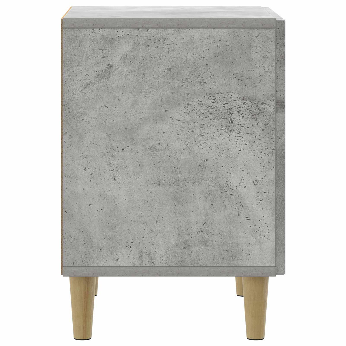 Nachttisch Betongrau 43 x 34,5 x 50 cm Holzwerkstoff