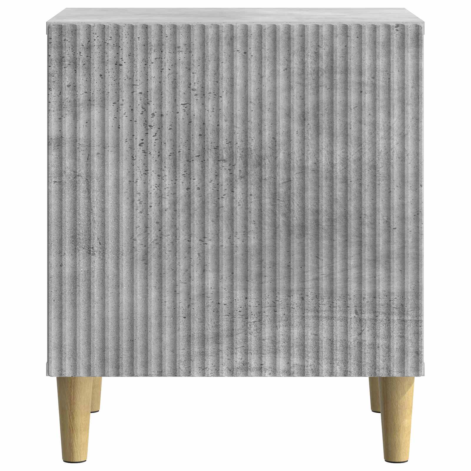 Nachttisch 2 stk. Betongrau 43 x 34,5 x 50 cm Holzwerkstoff