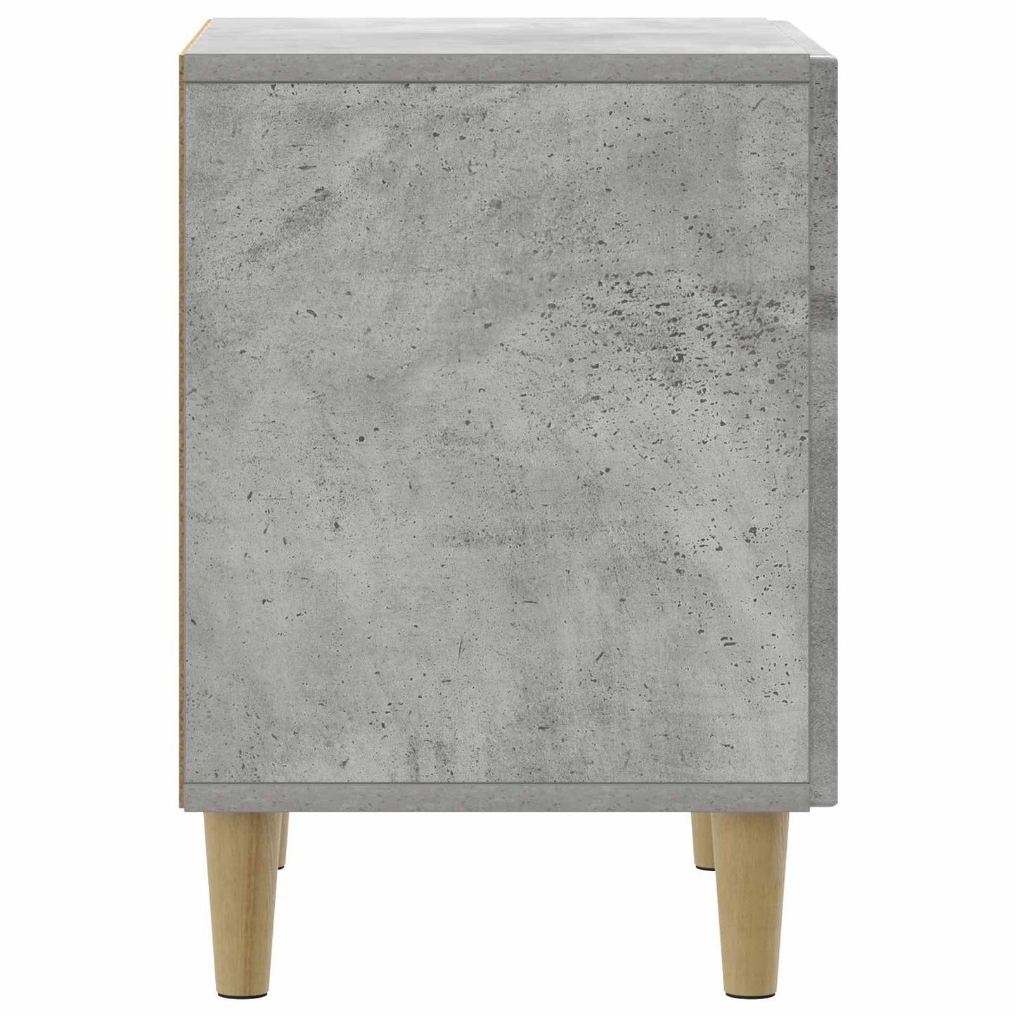 Nachttisch 2 stk. Betongrau 43 x 34,5 x 50 cm Holzwerkstoff