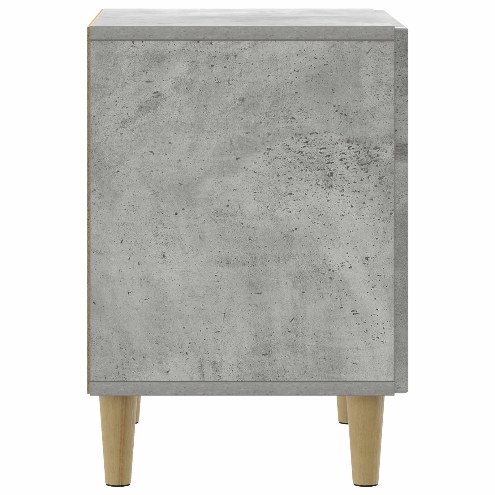 Nachttisch 2 stk. Betongrau 43 x 34,5 x 50 cm Holzwerkstoff