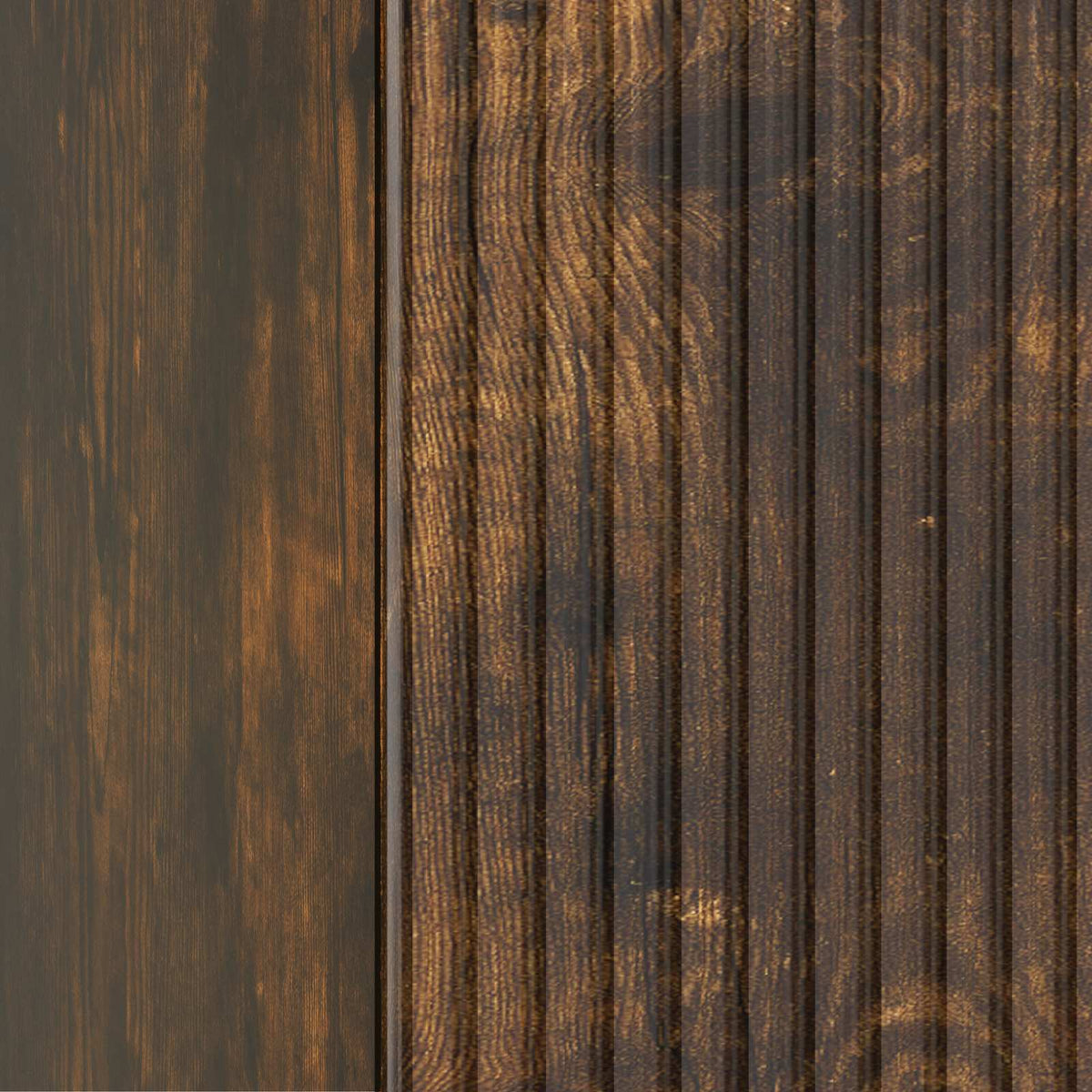 Nachttisch 2 Stk. Geräucherte Eiche 43 x 34,5 x 50 cm