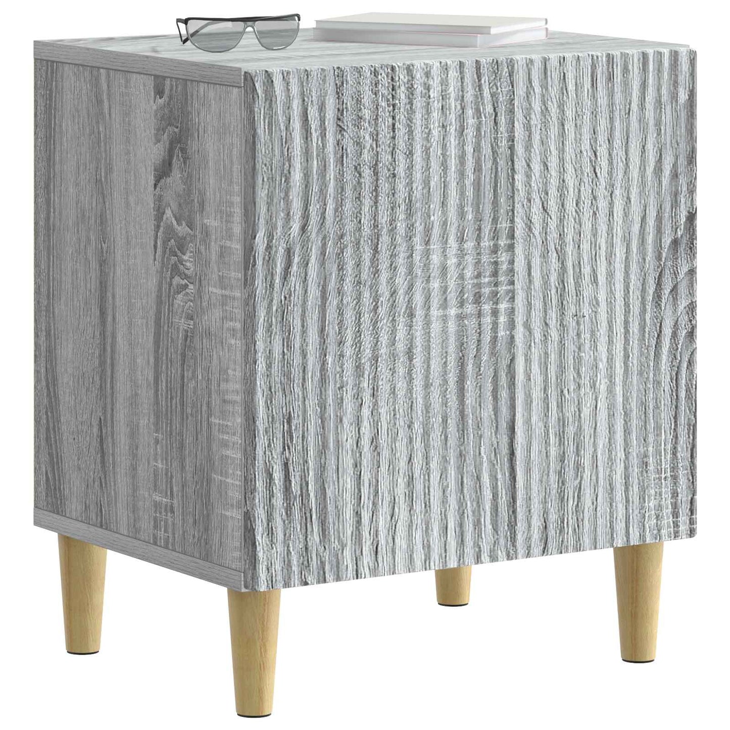 Nachttisch Graues Sonoma 43 x 34,5 x 50 cm Holzwerkstoff