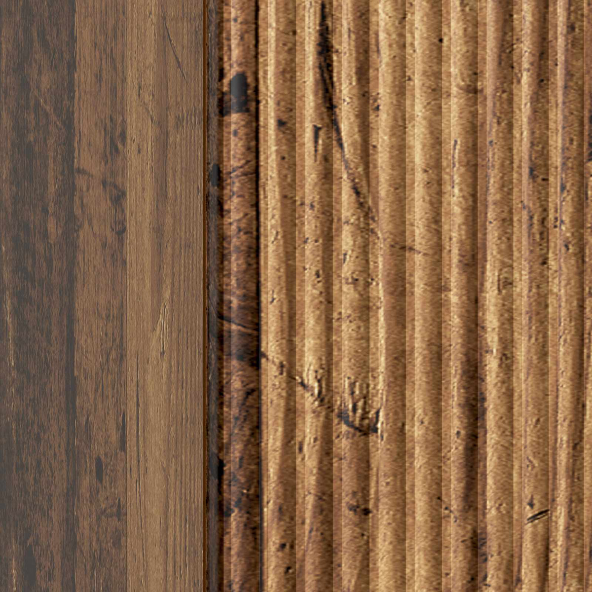 Nachttisch 2 stk. Altholz 43 x 34,5 x 50 cm Holzwerkstoff