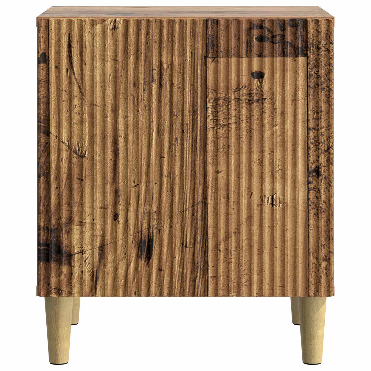 Nachttisch 2 stk. Altholz 43 x 34,5 x 50 cm Holzwerkstoff