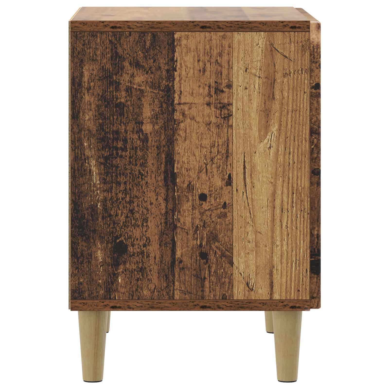 Nachttisch 2 stk. Altholz 43 x 34,5 x 50 cm Holzwerkstoff