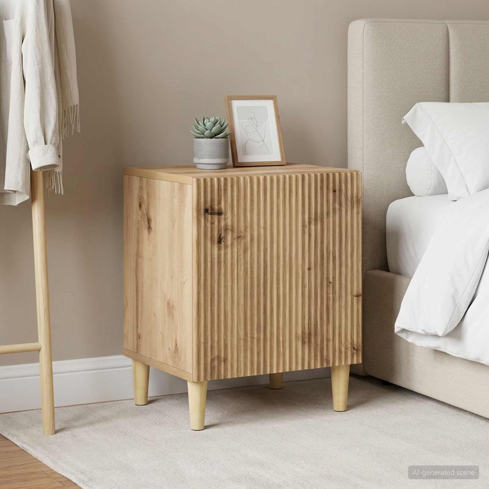 Nachttisch 2 stk. Artisan-Eiche 43 x 34,5 x 50 cm Holzwerkstoff