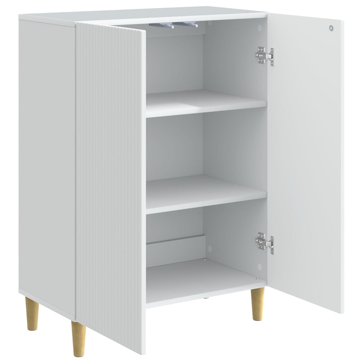 Sideboard Weiß 66 x 34,5 x 90 cm Holzwerkstoff