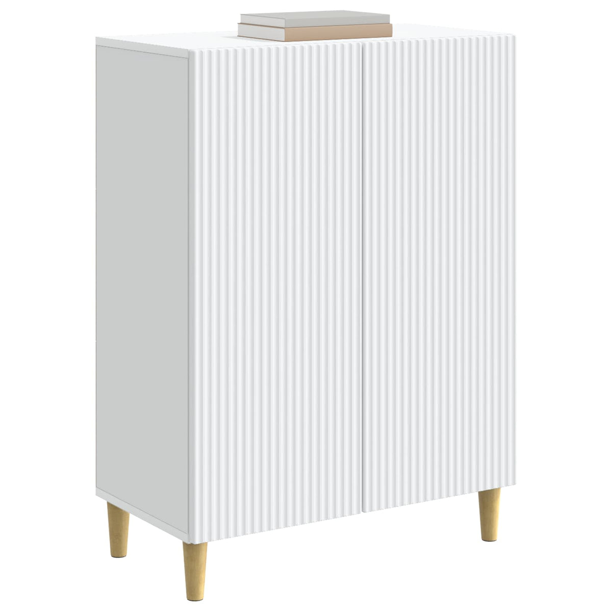Sideboard Weiß 66 x 34,5 x 90 cm Holzwerkstoff