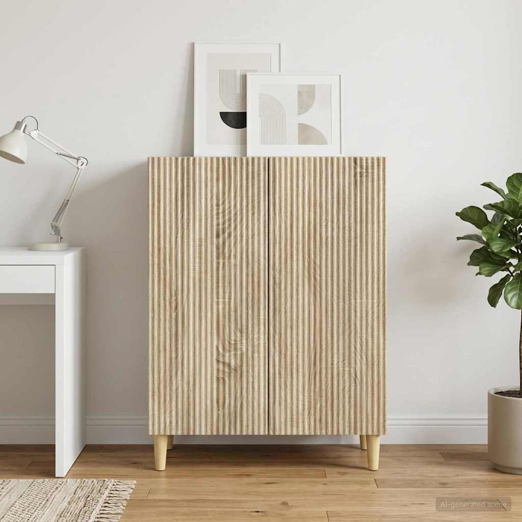 Sideboard Sonoma-Eiche 66 x 34,5 x 90 cm Holzwerkstoff