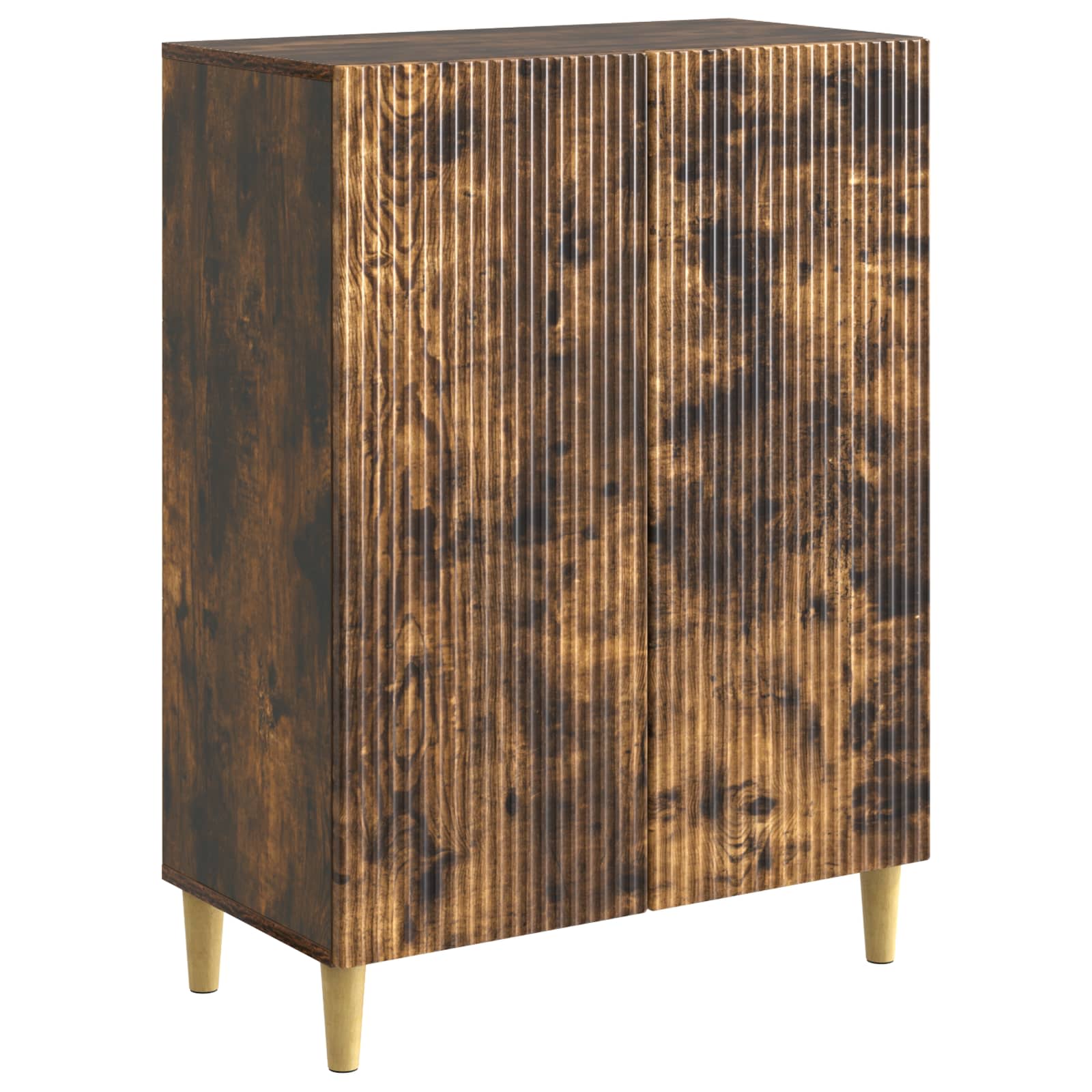 Sideboard Räuchereiche 66 x 34,5 x 90 cm Holzwerkstoff
