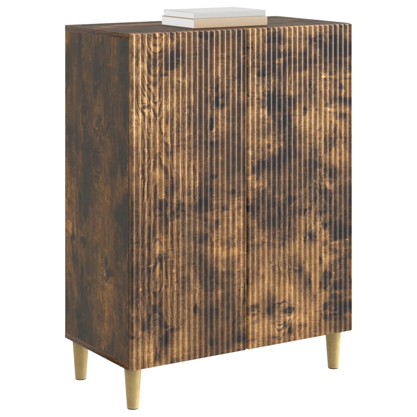 Sideboard Räuchereiche 66 x 34,5 x 90 cm Holzwerkstoff