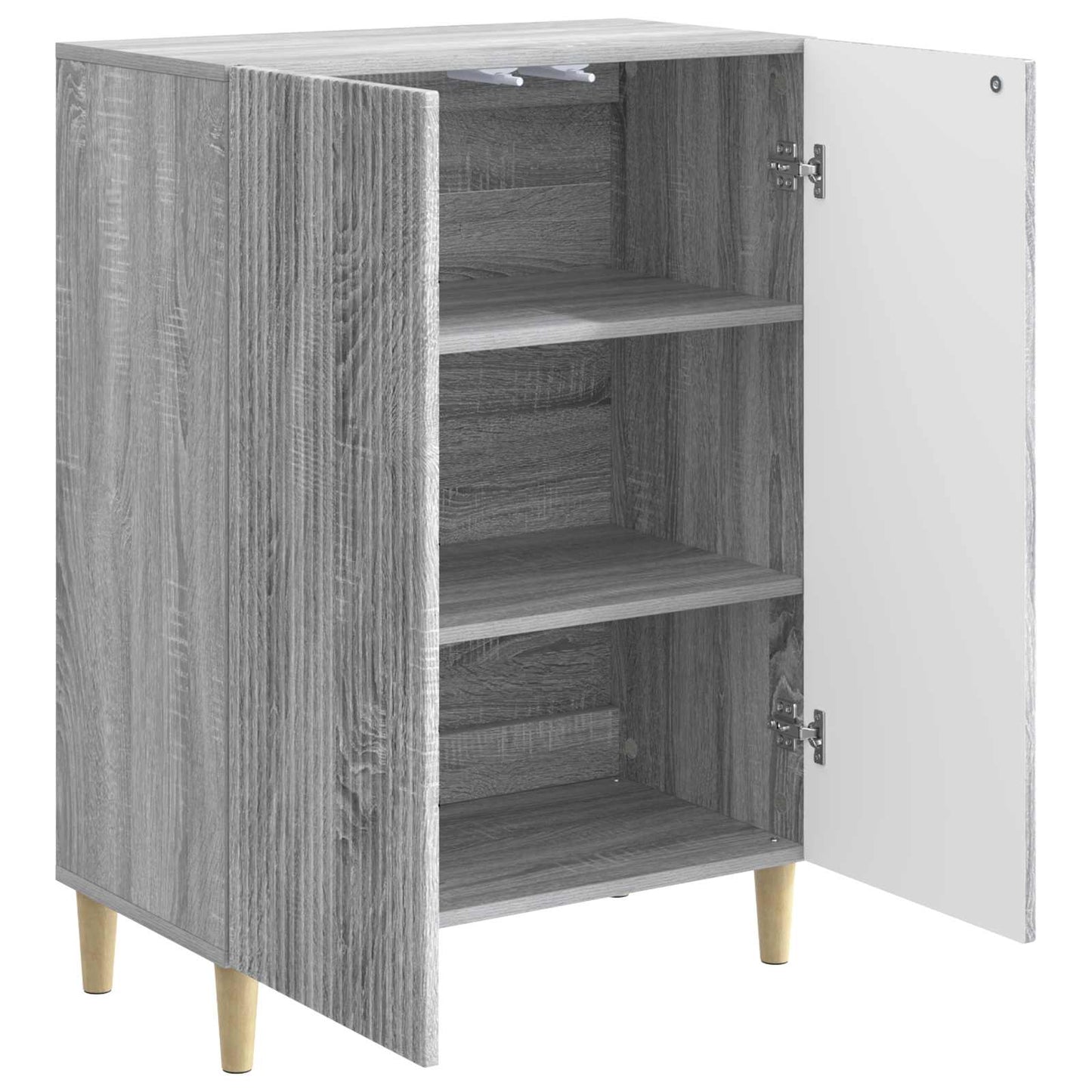 Sideboard Sonoma-Grau 66 x 34,5 x 90 cm Holzwerkstoff