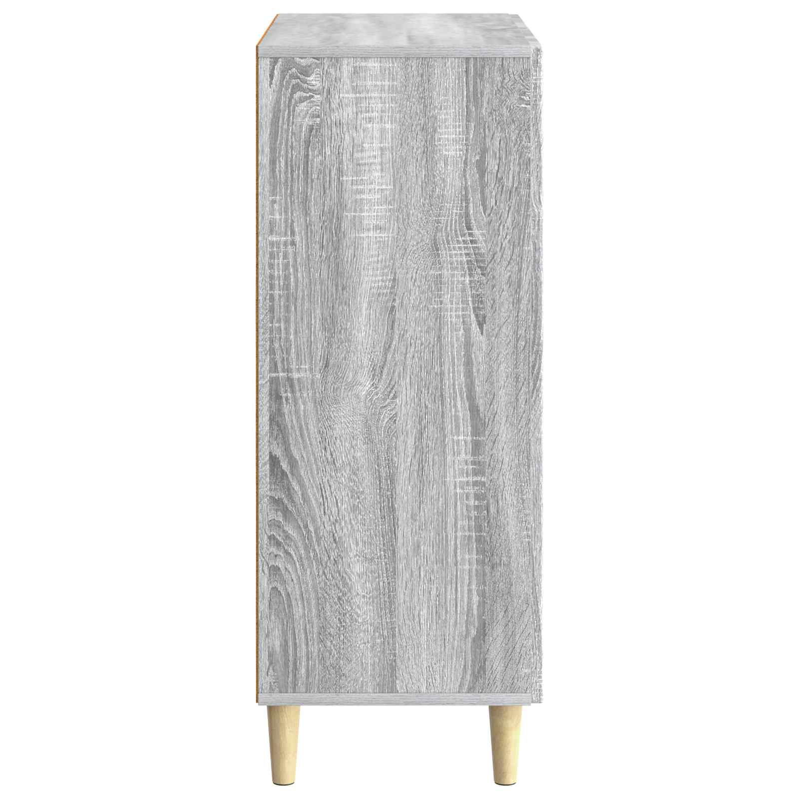Sideboard Sonoma-Grau 66 x 34,5 x 90 cm Holzwerkstoff
