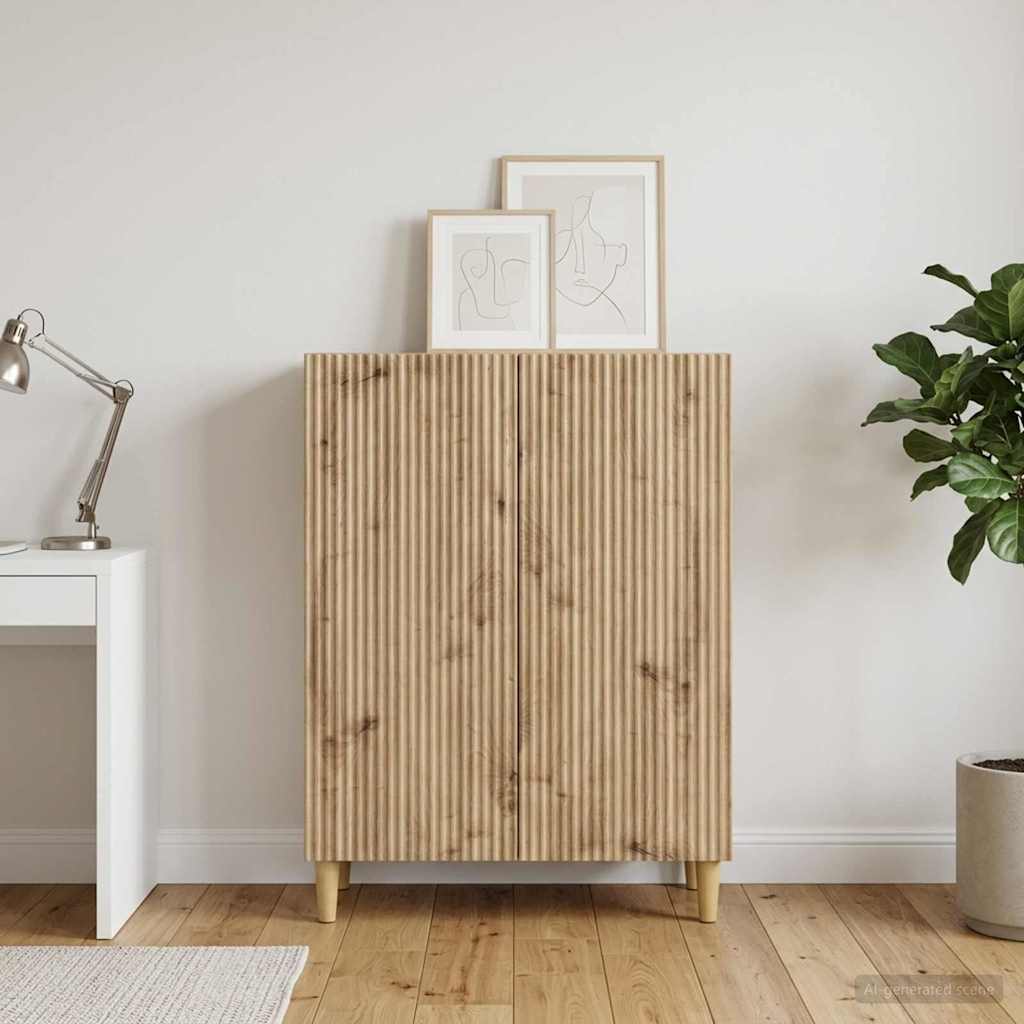 Sideboard Artisan-Eiche 66 x 34,5 x 90 cm Holzwerkstoff