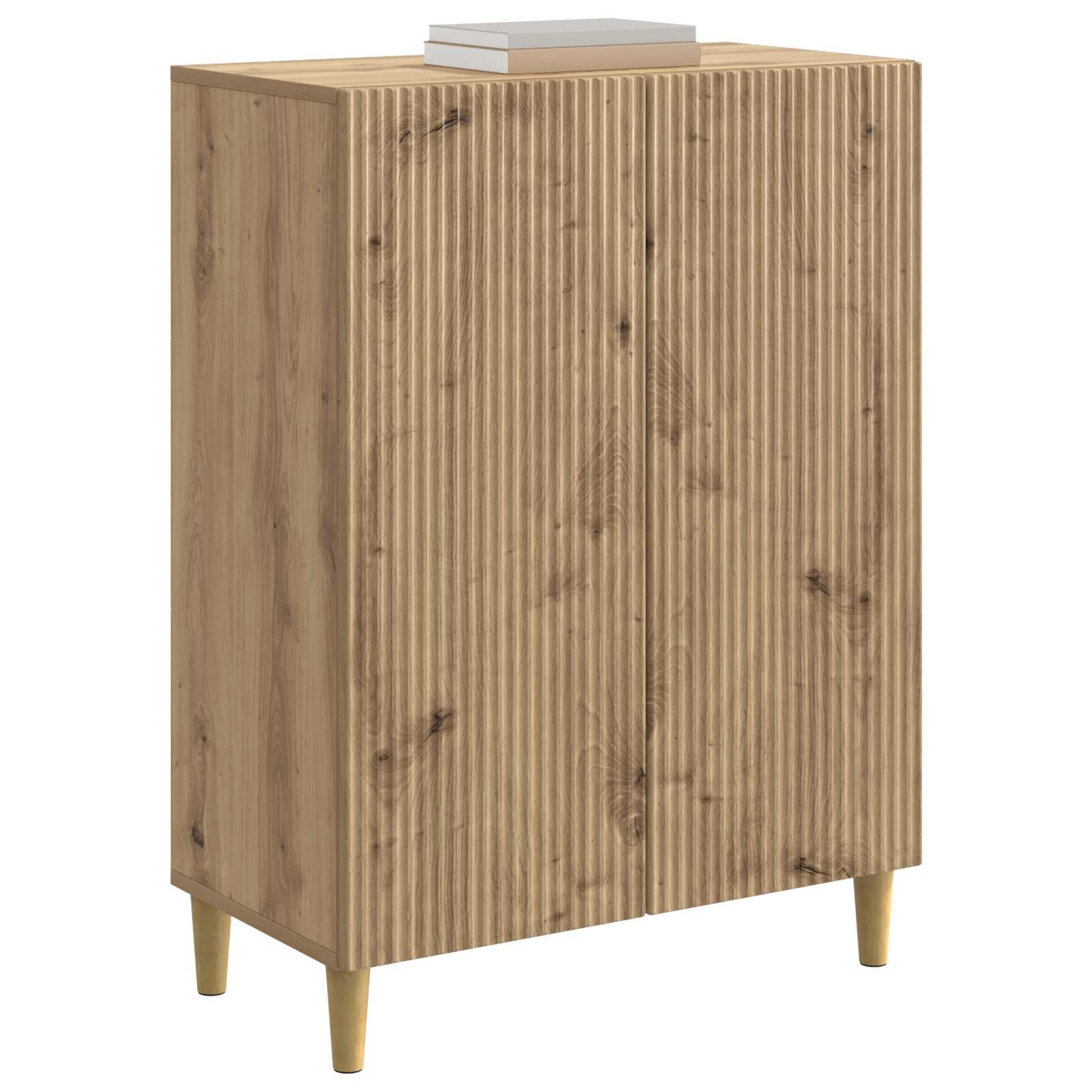 Sideboard Artisan-Eiche 66 x 34,5 x 90 cm Holzwerkstoff