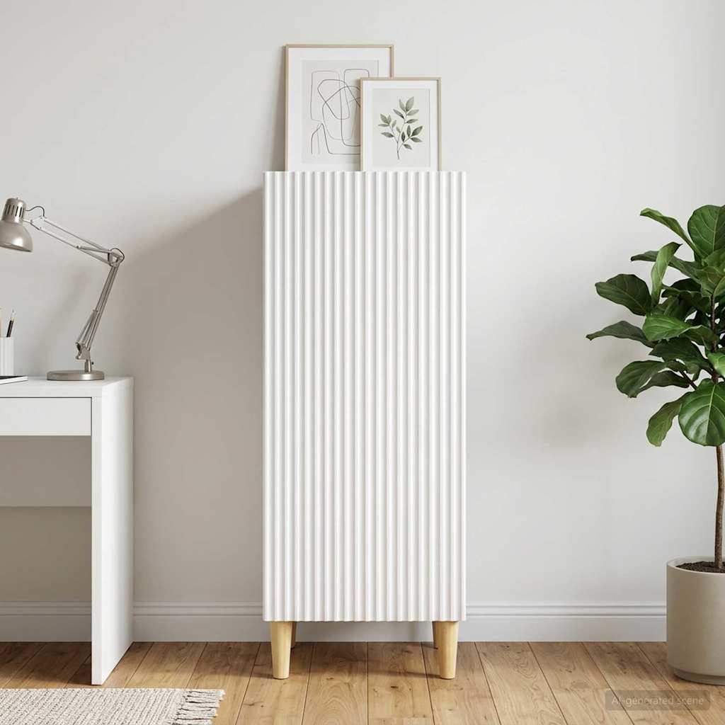 Sideboard Weiß 33 x 34,5 x 90 cm Holzwerkstoff