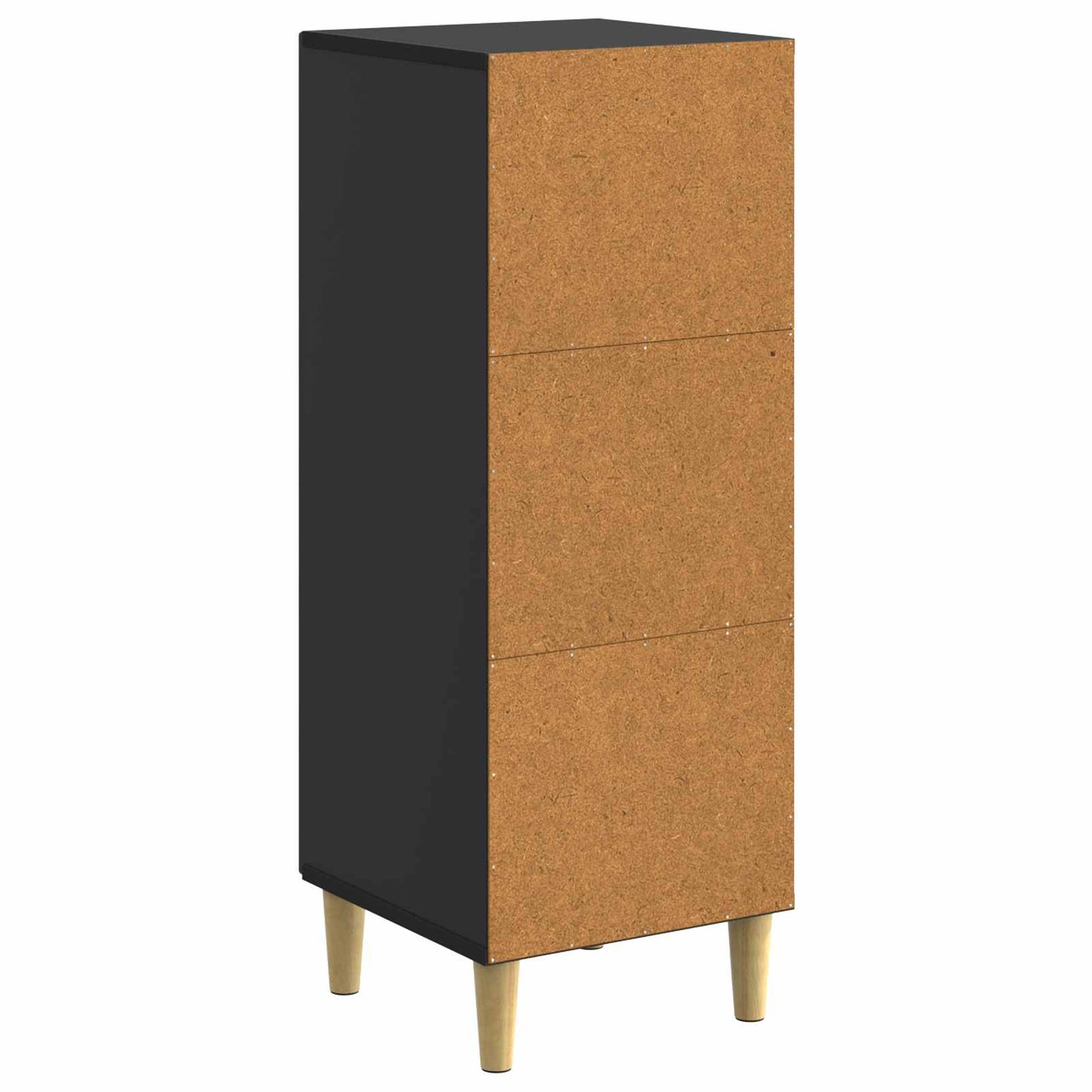 Sideboard Schwarz 33 x 34,5 x 90 cm Holzwerkstoff