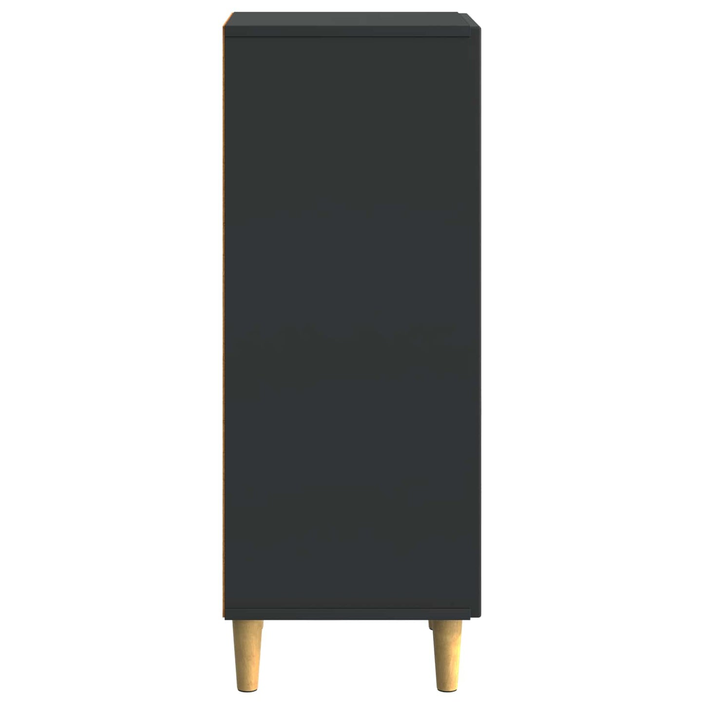 Sideboard Schwarz 33 x 34,5 x 90 cm Holzwerkstoff