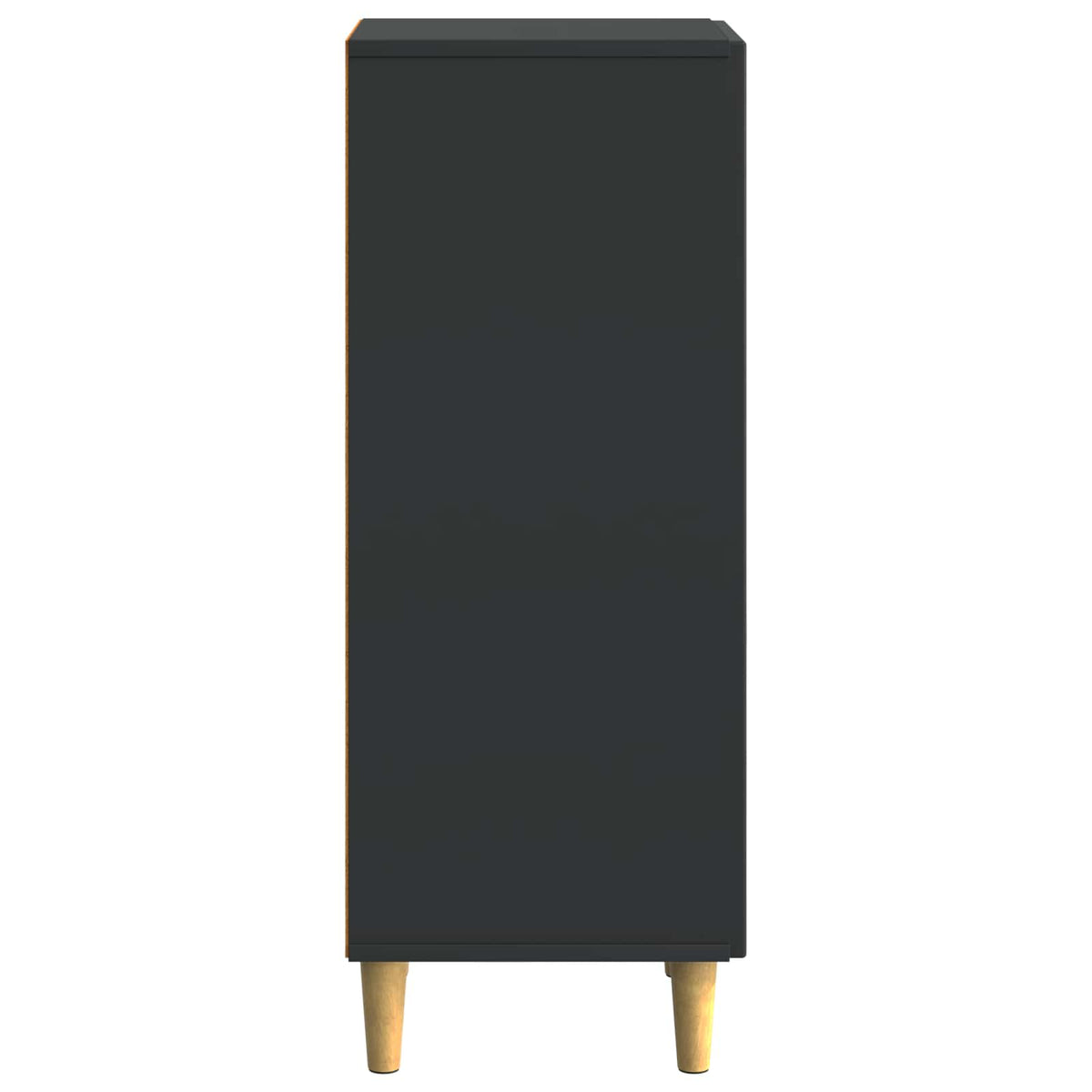 Sideboard Schwarz 33 x 34,5 x 90 cm Holzwerkstoff